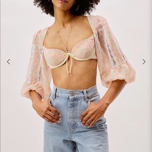 For love and lemons Dani bra top